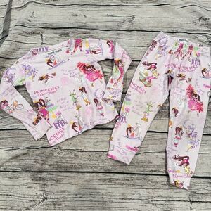 Books to Bed “Princesses Wear Pants” Themed Pajama Set Size 4t